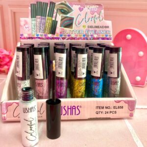 Delineador Glitter Colorful Ushas 