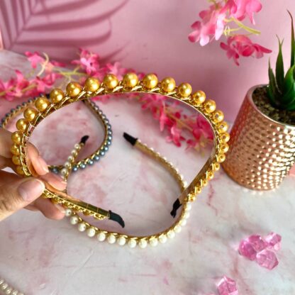 DIADEMA PERLAS COLORES - Imagen 2