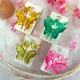 SET DE PINCHOS MARIPOSA DIAMANTE