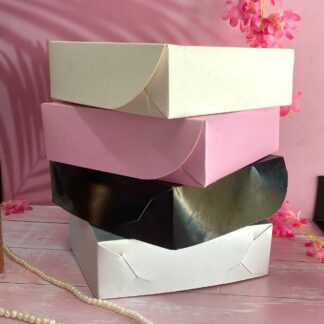 CAJA GRANDE/ ROSA/ PLATEADA/ BLANCA/NEGRA