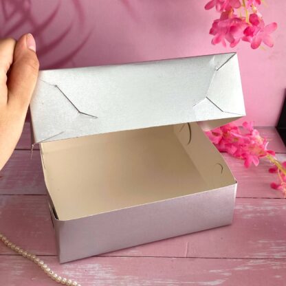 CAJA GRANDE/ ROSA/ PLATEADA/ BLANCA/NEGRA - Imagen 2