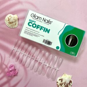 Uñas Soft Coffin Glam Nails 240pcs