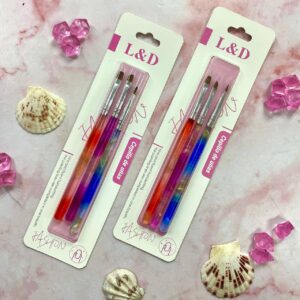 Set 3 Pinceles Gel L&D
