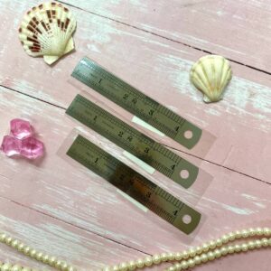 Regla Metalica Para Uñas