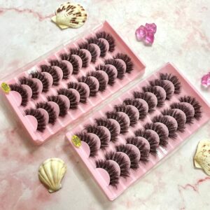 Set De Pestañas X10 Pares