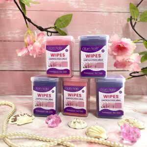 Wipes Box Glam Nails x 200