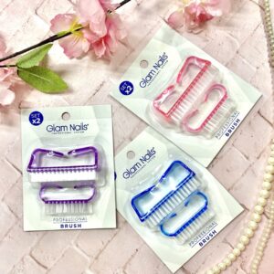 cepillos de uñas 2 pcs glam nails
