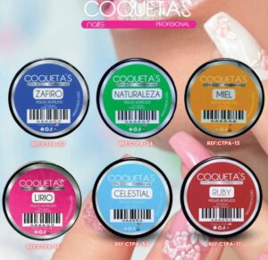 Acrilico De Coquetas 0.5 oz Colores