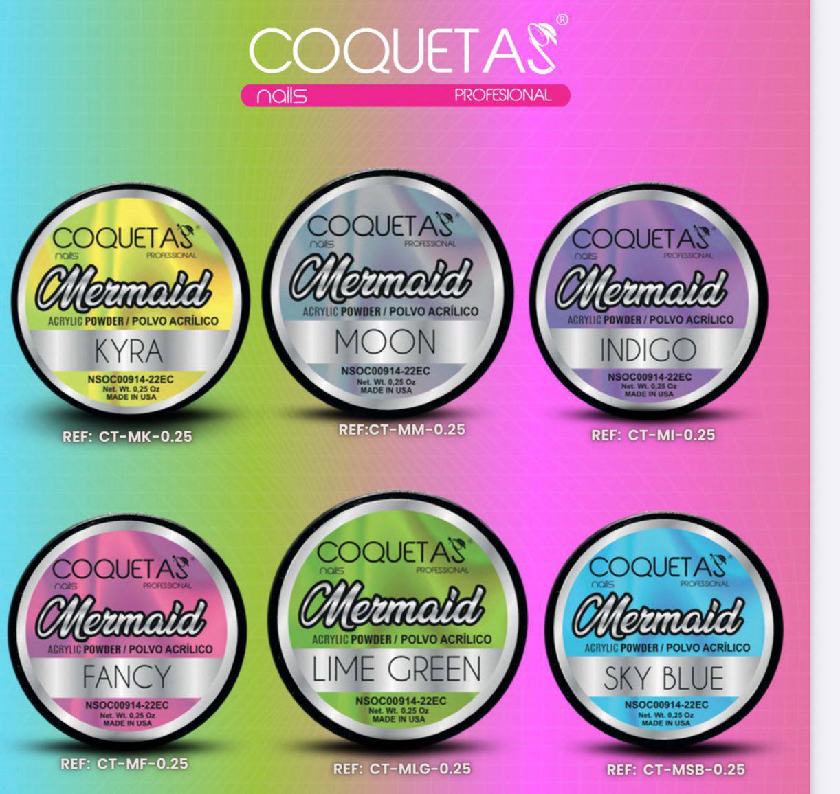 acrilico coquetas 0.25oz pastel lemon (copia)