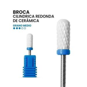 Broca De Ceramica Cilindro Redondo Azul