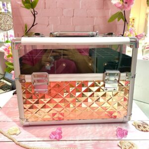 cosmetiquera transparente