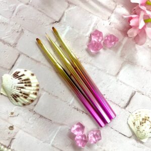 pinceles para gel 3 pcs