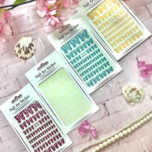 sticker mariposas nail