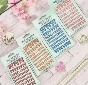 sticker mariposas nail