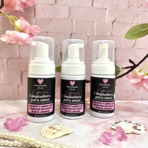 Espuma Limpiadora Para Uñas Pink Heart 100ML
