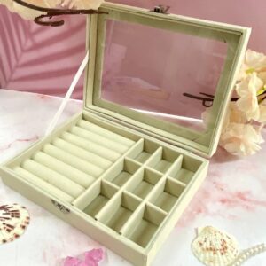 Joyero Organizador Beige