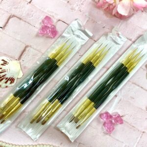 Set De Pinceles Linner/Gel 3Pcs