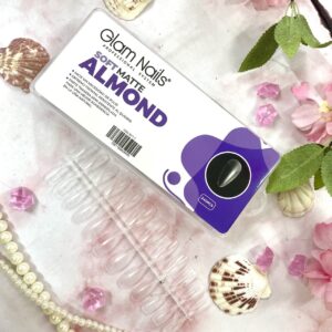 Uñas Soft Matte Glam Nails Almond 240PCS