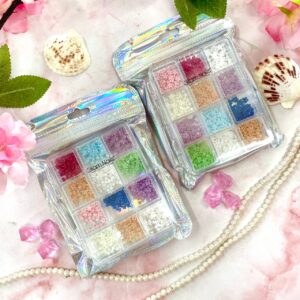 Flores 3d Glam Nails 12 Colores