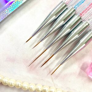 Set De Linner+ Punteros Cristales 5Pcs 2
