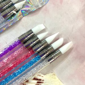 Set De Silicon + Punteros Cristales 5Pcs 1