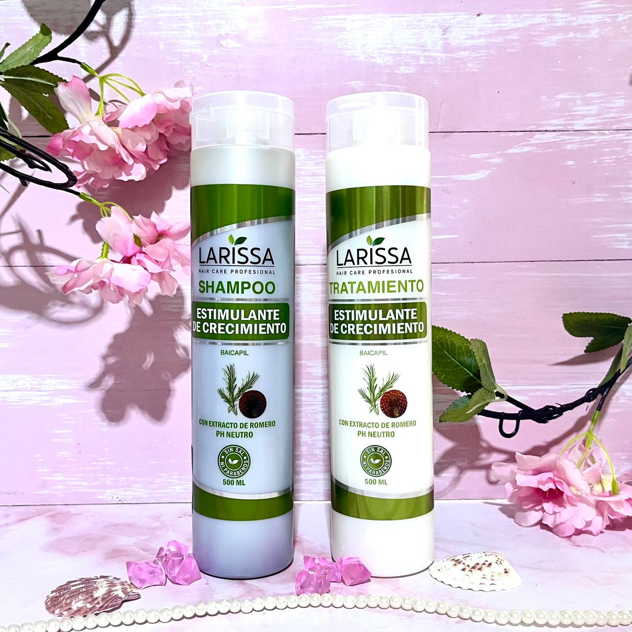 Shampoo Mas Acondicionador Larissa 500ml - Imagen 4