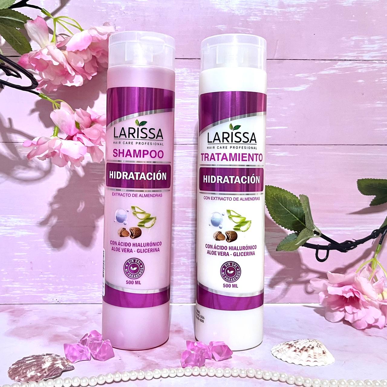 Shampoo Mas Acondicionador Larissa 500ml - Imagen 2