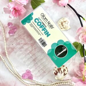 Soft Gel Glam Nails Hibridas Coffin 240Pcs