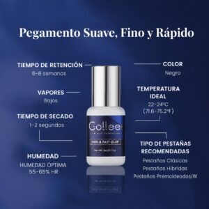 Goma Thin & Fast Black Gollee 5ml
