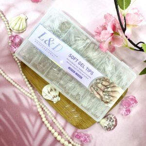 Tips Soft Gel Almendra XL L&D 504Pcs 12 Sizes