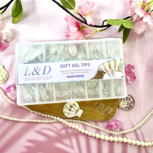 Uñas Soft Gel Almendra L&D 504 Pcs 12 Sizes 24