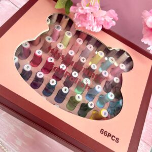 Caja De Esmaltes Y Preparadores Miss Summer 66Pcs