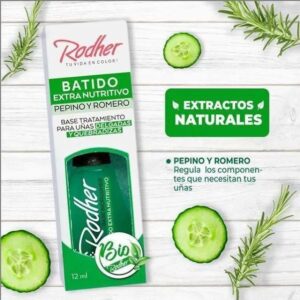 Esmalte Base Batido Extra Nutritivo Rodher 12ml