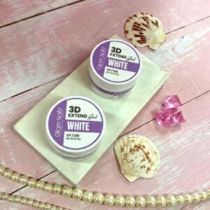 Gel Solido Glam Nails 3D White
