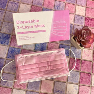 Macarilla Rosa Eco 50Pcs